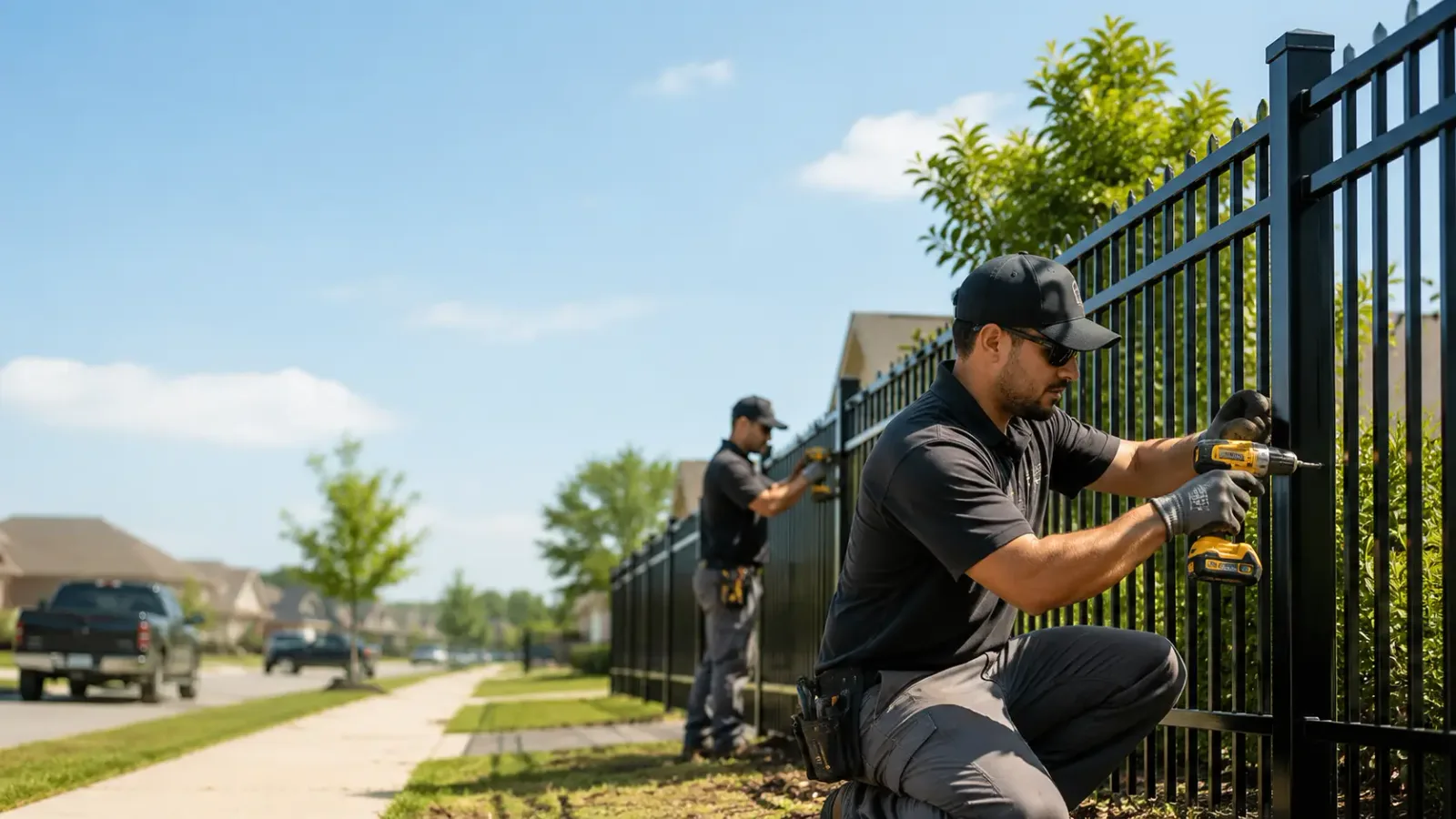 Metal Fence Installation in Signal Mountain, TN